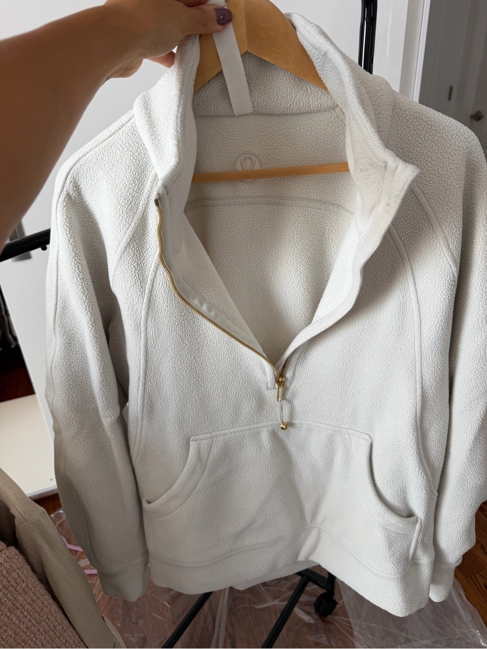 Lululemon Scuba Oversized Fleece Funnel-Neck Half-Zip